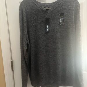 Apt. 9 Men's Charcoal V-Neck Sweater